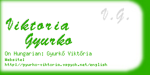 viktoria gyurko business card